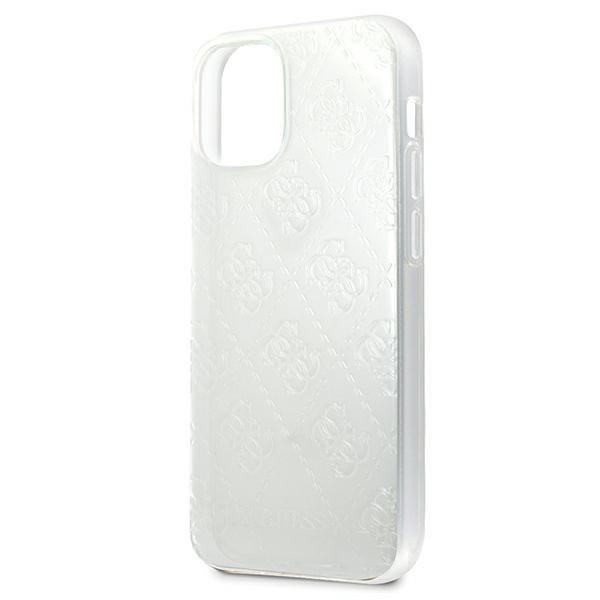 Guess GUHCP12S3D4GTR iPhone 12 mini 5,4" transparent hardcase 4G 3D Pattern